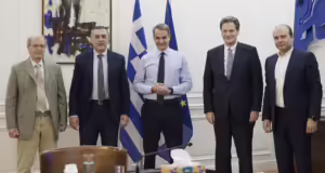 Σύσκεψη υπό τον Πρωθυπουργό Κυριάκο Μητσοτάκη για τη στελέχωση του Οργανισμού Διαχείρισης Υδάτων Θεσσαλίας