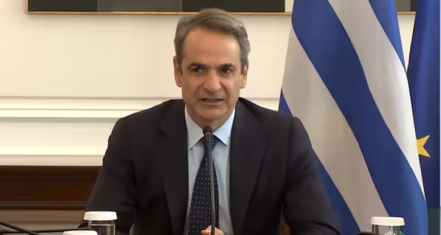 Στην τελετή υπογραφής της σύμβασης για το Ταμείο Απανθρακοποίησης Νησιών ο Κυρ. Μητσοτάκης
