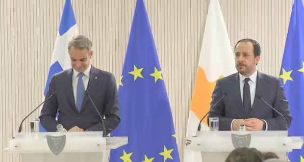Live από τη Λευκωσία οι κοινές δηλώσεις Κυρ. Μητσοτάκη και Ν. Χριστοδουλίδη