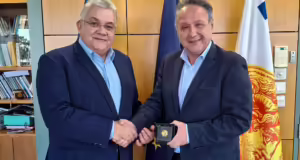 Θεσσαλονίκη: Συνάντηση Στ. Αγγελούδη με τον Γενικό Γραμματέα Ανώτατης Εκπαίδευσης Νίκο Παπαϊωάννου