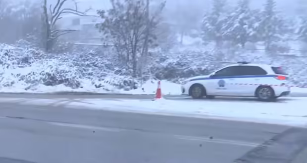 Θεσσαλονίκη: Κλειστός ο επαρχιακός δρόμος Χορτιάτη-Αγίου Βασιλείου