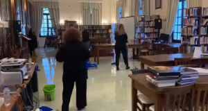 Ζάκυνθος: Ποτάμια οι δρόμοι σε Λαγανά, Λυκούδι, Αλυκές – Πλημμύρισε η ιστορική βιβλιοθήκη του νησιού