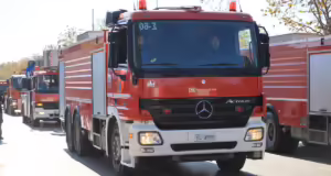 Σπάρτη: Πυρκαγιά μετά από έκρηξη σε εργοστάσιο επεξεργασίας ελιάς στην Εθνική Οδό
