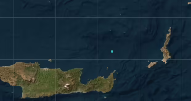 Σεισμός 3,8 Ρίχτερ ανοιχτά της Σητείας