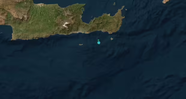 Σεισμός 3,4 Ρίχτερ στην Κρήτη: Στη θαλάσσια περιοχή ανοιχτά του Λασιθίου το επίκεντρο