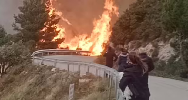 Λευκάδα: Φωτιά σε δάσος στον Άγιο Νικήτα – Εκκενώθηκε η περιοχή