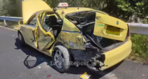 Λαμία: Σοκαριστικό τροχαίο στην Εθνική Οδό – Νταλίκα εμβόλισε ταξί με 4 επιβάτες