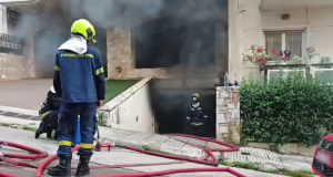 Φωτιά στο Γαλάτσι σε υπόγειο πάρκιγκ πολυκατοικίας