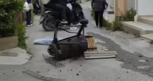 Ηράκλειο: Ψησταριά «προσγειώθηκε» πάνω σε άνδρα και τον έστειλε στο νοσοκομείο – «Ζω από τύχη»