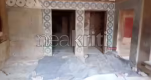 Yπουργείο Πολιτισμού: Η τοιχογραφία με τα Δελφίνια στο ανάκτορο της Κνωσσού αποκολλήθηκε από τους θυελλώδεις ανέμους