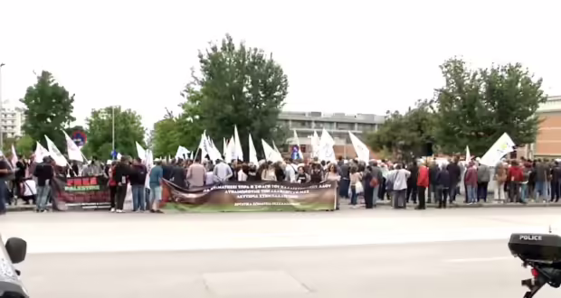 Θεσσαλονίκη: Συγκέντρωση συμπαράστασης και αλληλεγγύης στον παλαιστινιακό λαό