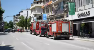 Τηλεφώνημα για βόμβα σε τράπεζα της Λάρισας: Αποκλείστηκε το σημείο