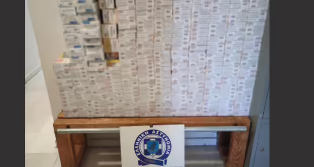 Κιλκίς: Είχε στο σπίτι και στο αυτοκίνητό του πάνω από 80.000 λαθραία τσιγάρα