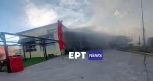 Λέσβος: Φωτιά σε σούπερ μάρκετ – Νεκρή εντοπίστηκε η εγκλωβισμένη γυναίκα