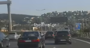 Θεσσαλονίκη: Καραμπόλα επτά οχημάτων στον Περιφερειακό – Κυκλοφοριακό κομφούζιο στο σημείο