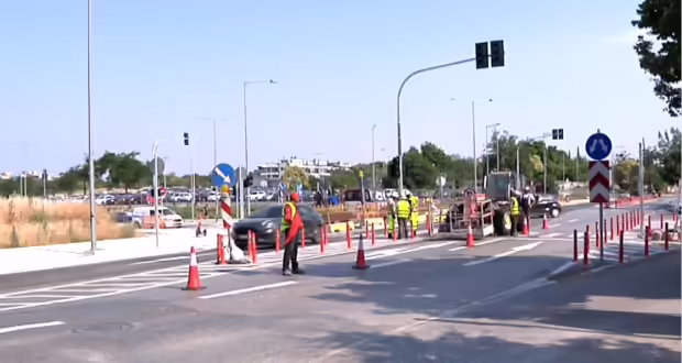 Άμεσα δίνεται σε πλήρη κυκλοφορία η Μιχαήλ Ψελλού – «Ανακουφίζεται» το κυκλοφοριακό ανατολικά της Θεσσαλονίκης