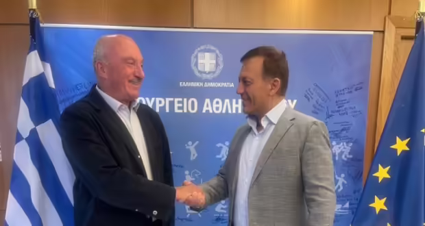 Συνάντηση του Κυριάκου Γιαννόπουλου με τον Γιάννη Βρούτση- Λύση για τα κολυμβητήρια της Θεσσαλονίκης