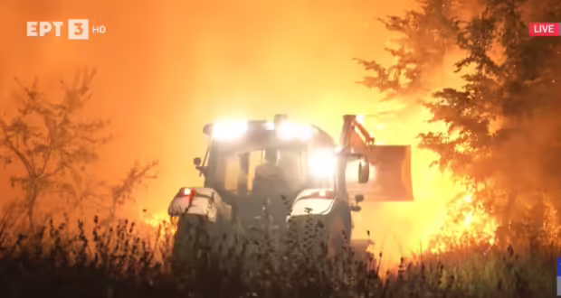 Θεσσαλονίκη: Χωρίς ενεργό μέτωπο οι πυρκαγιές σε Ευαγγελισμό, Λουτρά Λαγκαδά και Νέους Επιβάτες