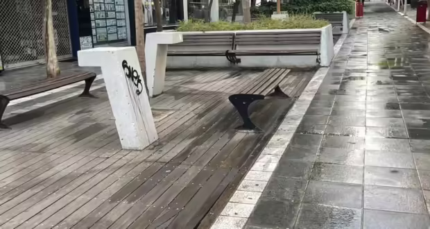 Εκτεταμένος καθαρισμός στον κεντρικό πεζόδρομο της Καλαμαριάς