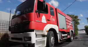 Φωτιά σε σκουπιδότοπο έξω από το Μακροχώρι Ημαθίας
